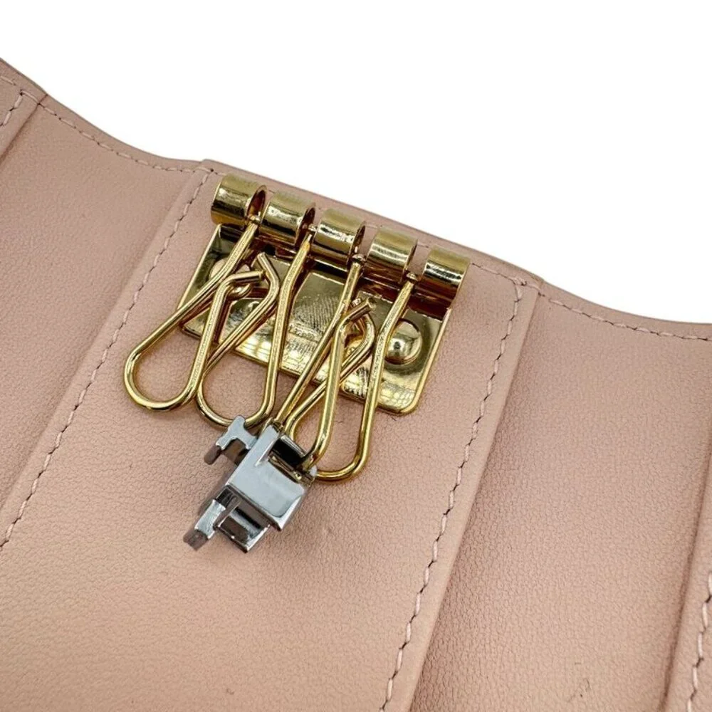 Dior Lady Key Case Pink
